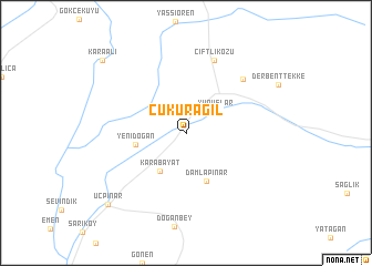 map of Çukurağıl