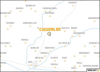 map of Çukuralan