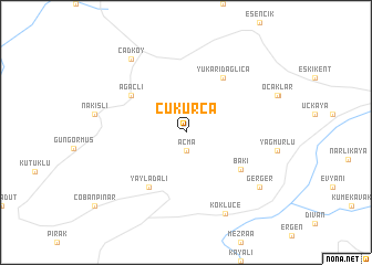 map of Çukurca