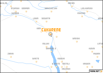 map of Cukurene