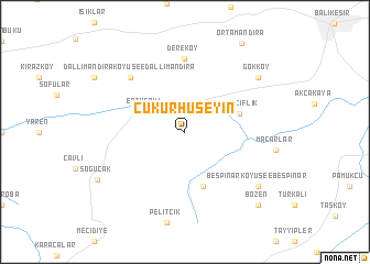 map of Çukurhüseyin