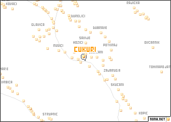 map of Čukuri