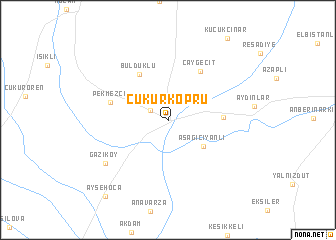map of Çukurköprü