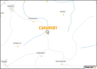 map of Çukurköy