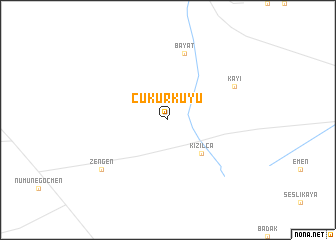 map of Çukurkuyu