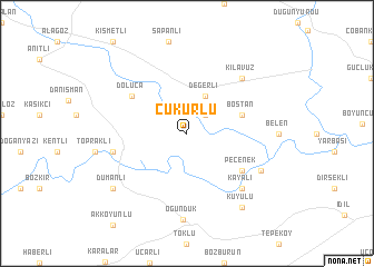 map of Çukurlu