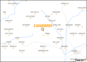 map of Çukurören