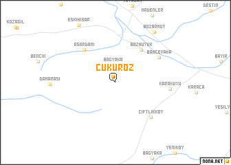 map of Çukuröz