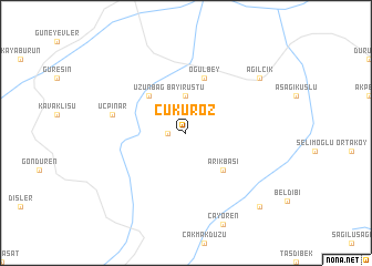 map of Çukuröz