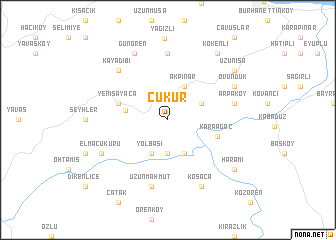 map of Çukur