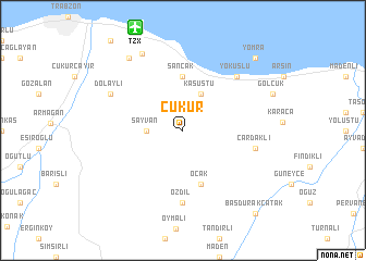 map of Çukur