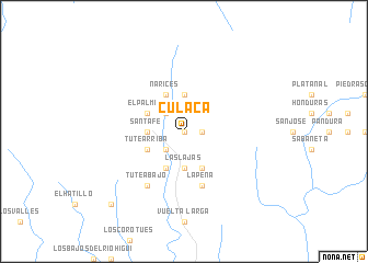 map of Culaca