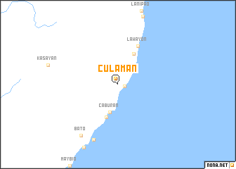 map of Culaman