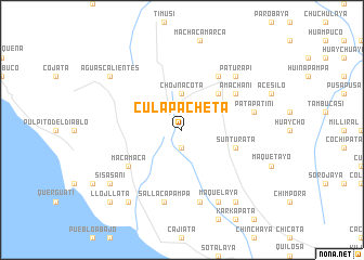 map of Culapacheta