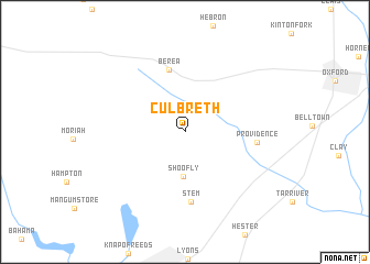 map of Culbreth