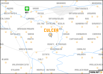 map of Culcea