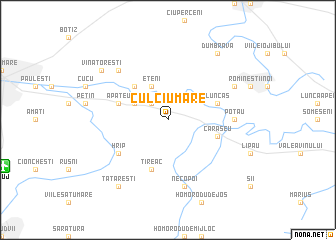 map of Culciu Mare