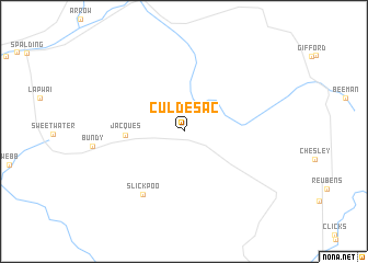 map of Culdesac