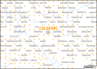 map of Cul de Sac