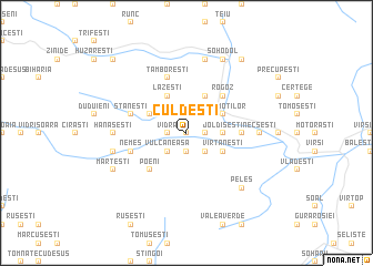 map of Culdeşti