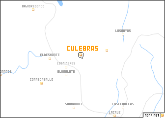 map of Culebras