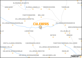 map of Culebras