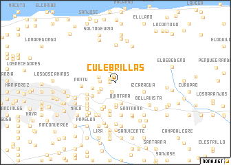 map of Culebrillas