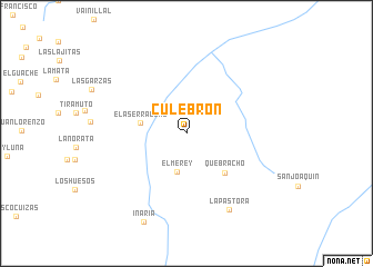 map of Culebrón