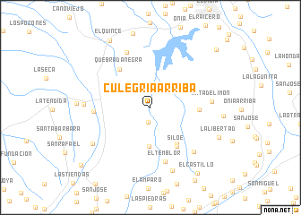 map of Culegria Arriba