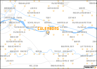 map of Culemborg