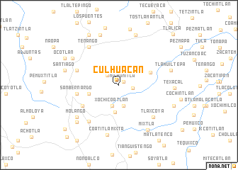 map of Culhuacán