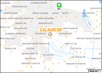 map of Culhuacán