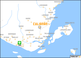 map of Culianan