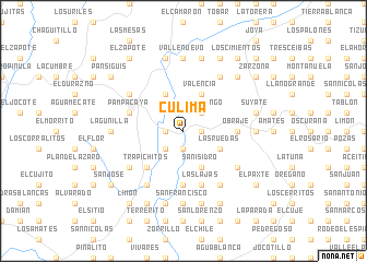 map of Culima