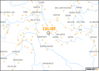map of Culior