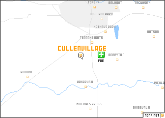 map of Cullen Village