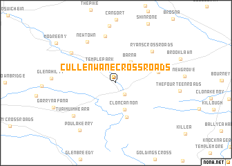 map of Cullenwane Cross Roads