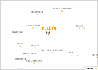 map of Cullen