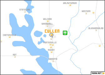 map of Cullen