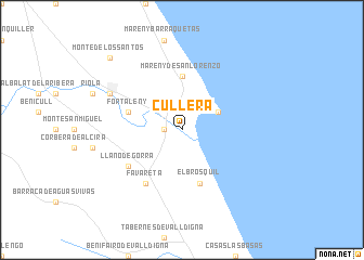 map of Cullera