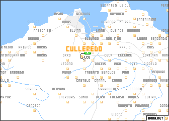 map of Culleredo