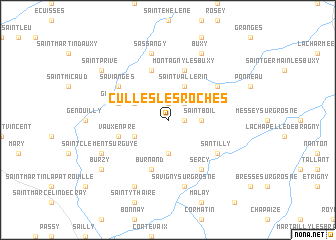 map of Culles-les-Roches