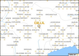 map of Cullil