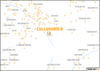 map of Culluhuanca