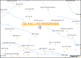 map of Culmullin Cross Roads