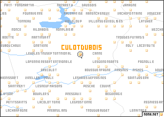 map of Culot-du-Bois