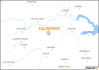 map of Culpepper