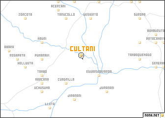 map of Cultani