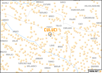 map of Čuluci