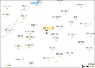 map of Culver